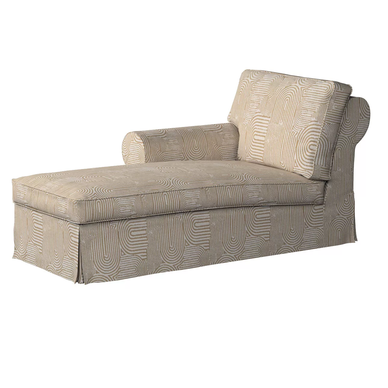 Bezug für Ektorp Récamiere links, beige-ecru, Ektorp Bezug für Récamiere li günstig online kaufen