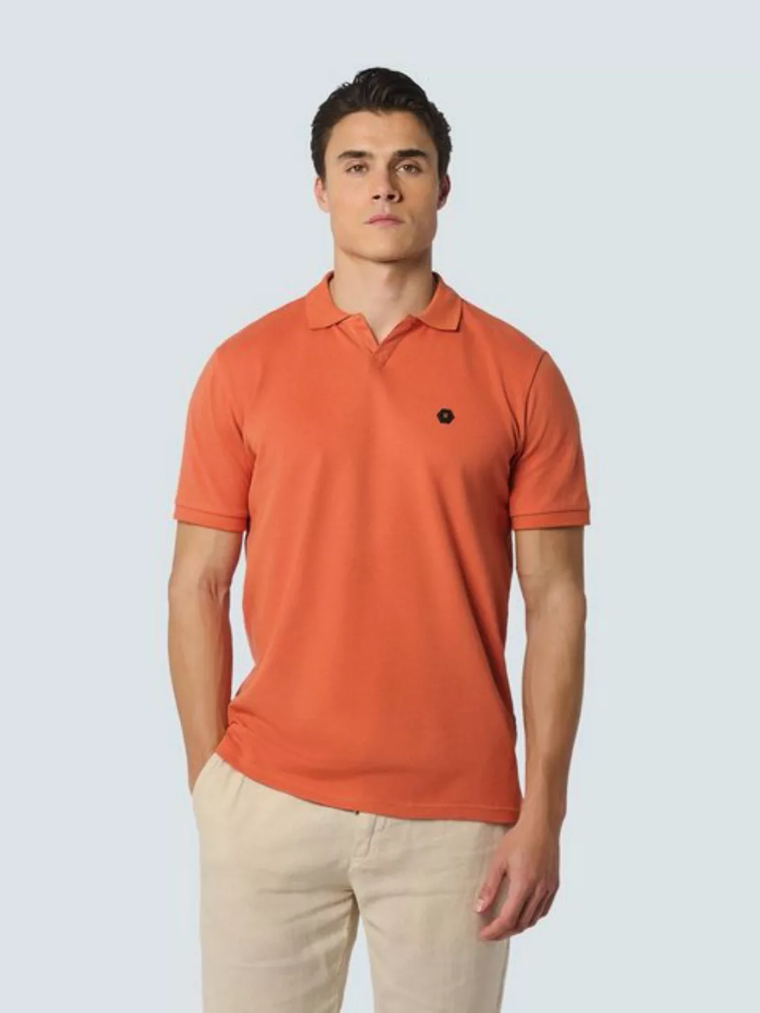 No Excess Poloshirt Riva Solid Blau - Größe XXL günstig online kaufen