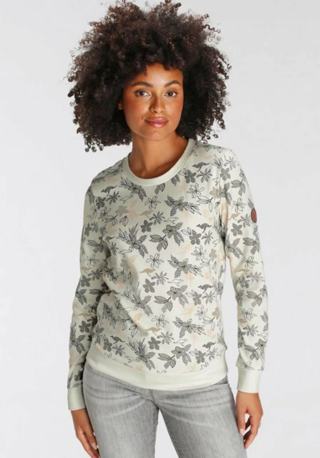 KangaROOS Sweatshirt mit Blumen-Print - NEUE FARBEN günstig online kaufen