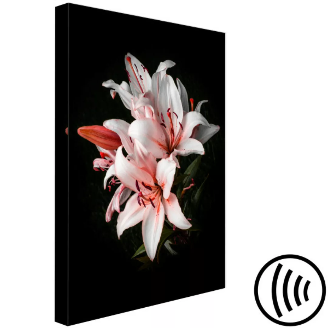 Leinwandbild Lilies (1 Part) Vertical XXL günstig online kaufen