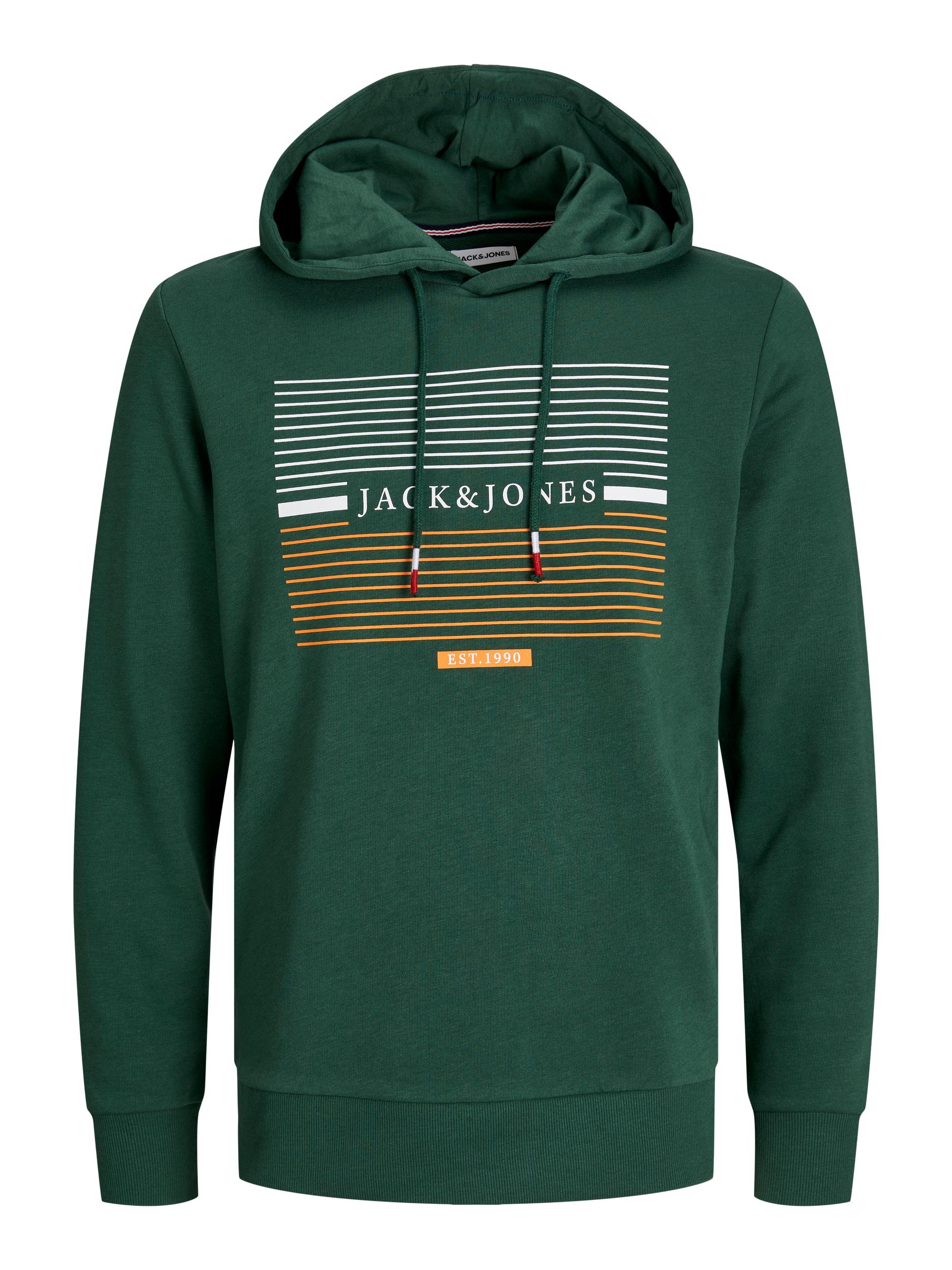 Jack & Jones Hoodie JJCYRUS SWEAT HOOD: Komfortable Baumwollmischung mit co günstig online kaufen