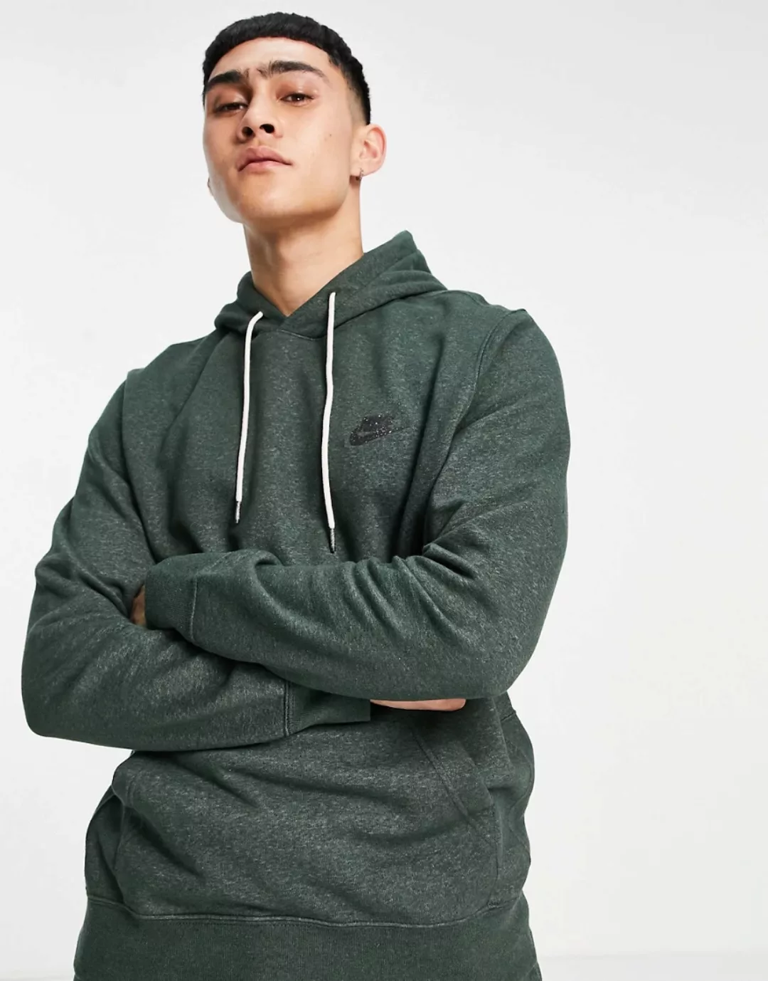 Nike – Revival – Kapuzenpullover in Staubblaugrün günstig online kaufen