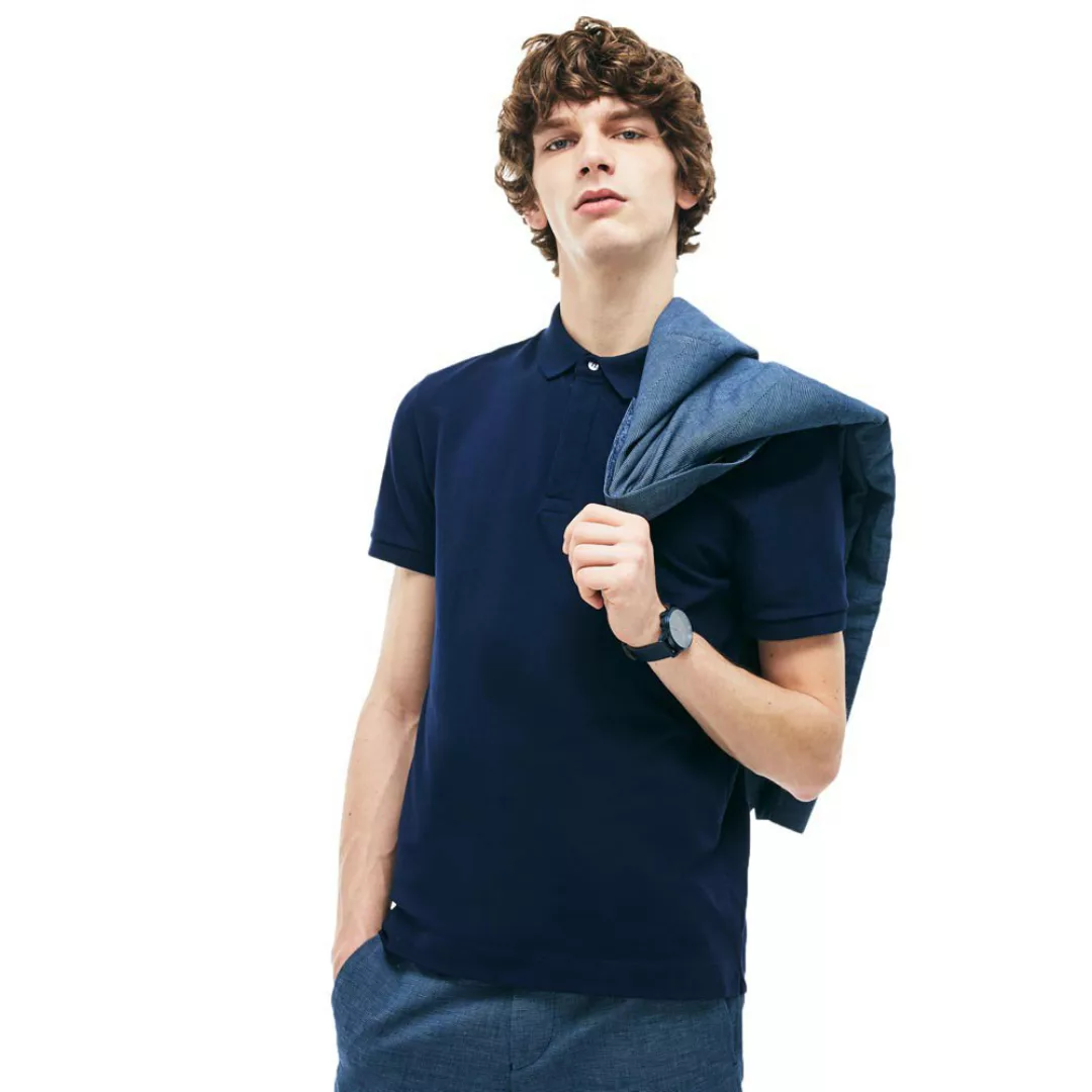 Lacoste Paris Regular Fit Stretch Cotton Piqué Kurzarm-poloshirt L Navy Blu günstig online kaufen