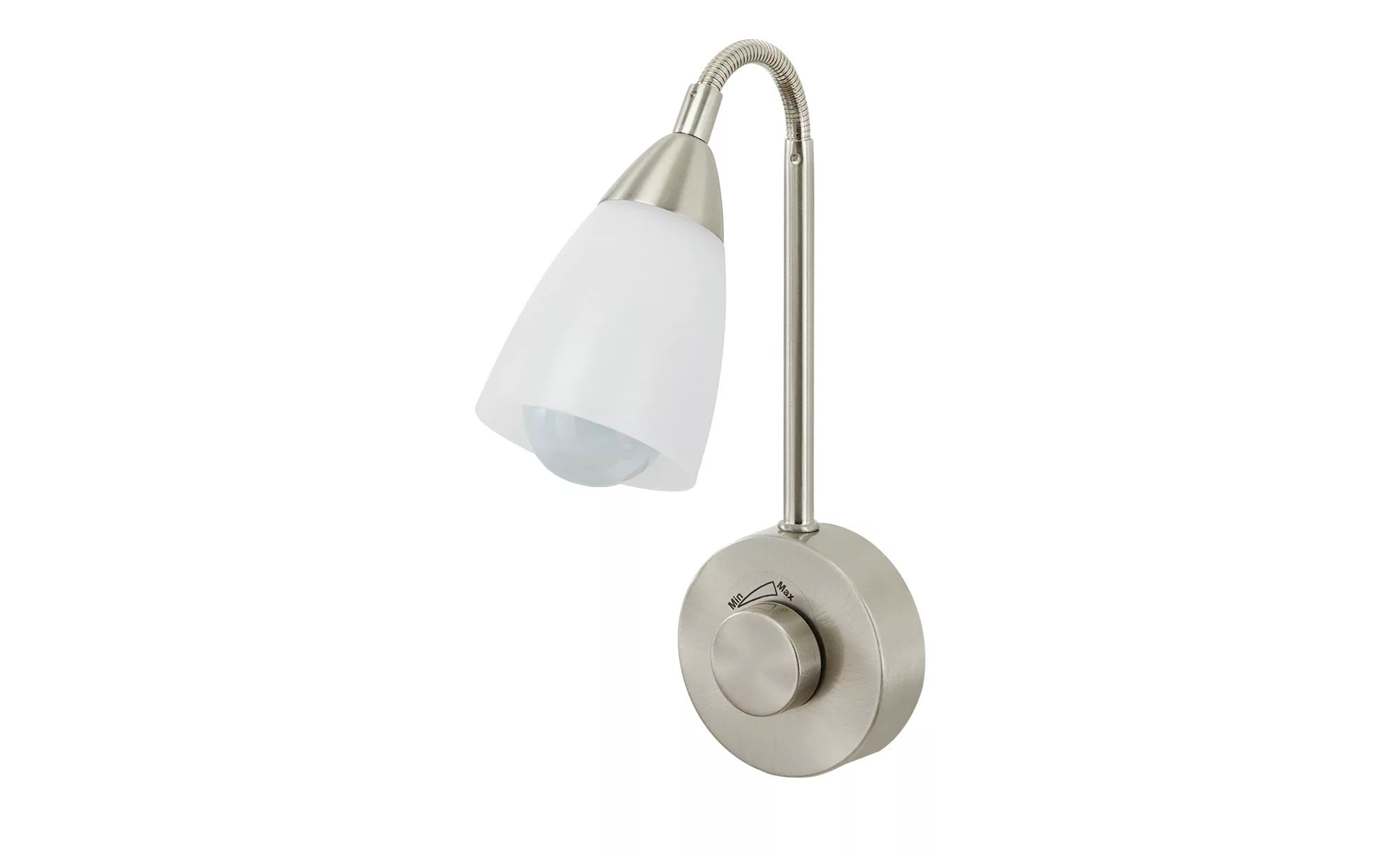 Steckerleuchte, 1-flammig, Nickel-matt - silber - 235 cm - 195 cm - Lampen günstig online kaufen