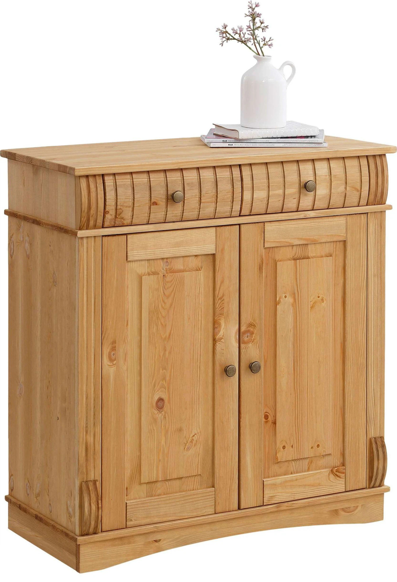 Home affaire Kommode "Teresa Sideboard nur 2 Schubkästen", aus massiver Kie günstig online kaufen