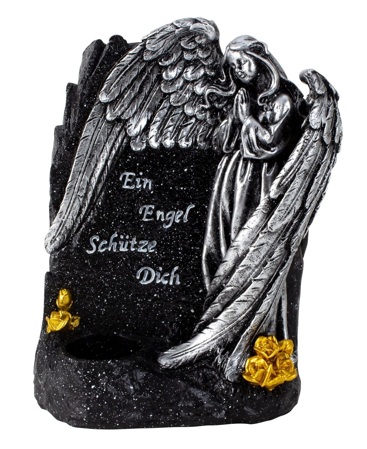 MF Grabkerze Grabengel Gedenkstein mit Spruch günstig online kaufen