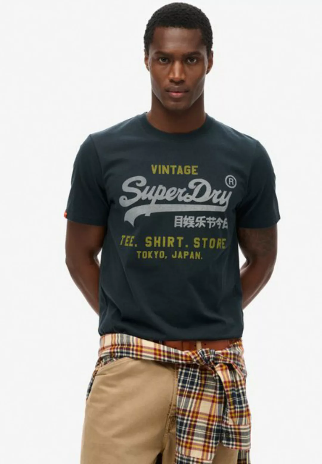 Superdry Rundhalsshirt VL HERITAGE RELAXED TEE günstig online kaufen