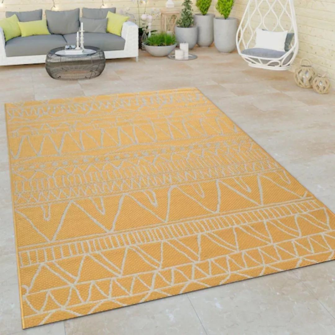 Paco Home Teppich »Illusion 321«, rechteckig, Flachgewebe, modernes Design, günstig online kaufen