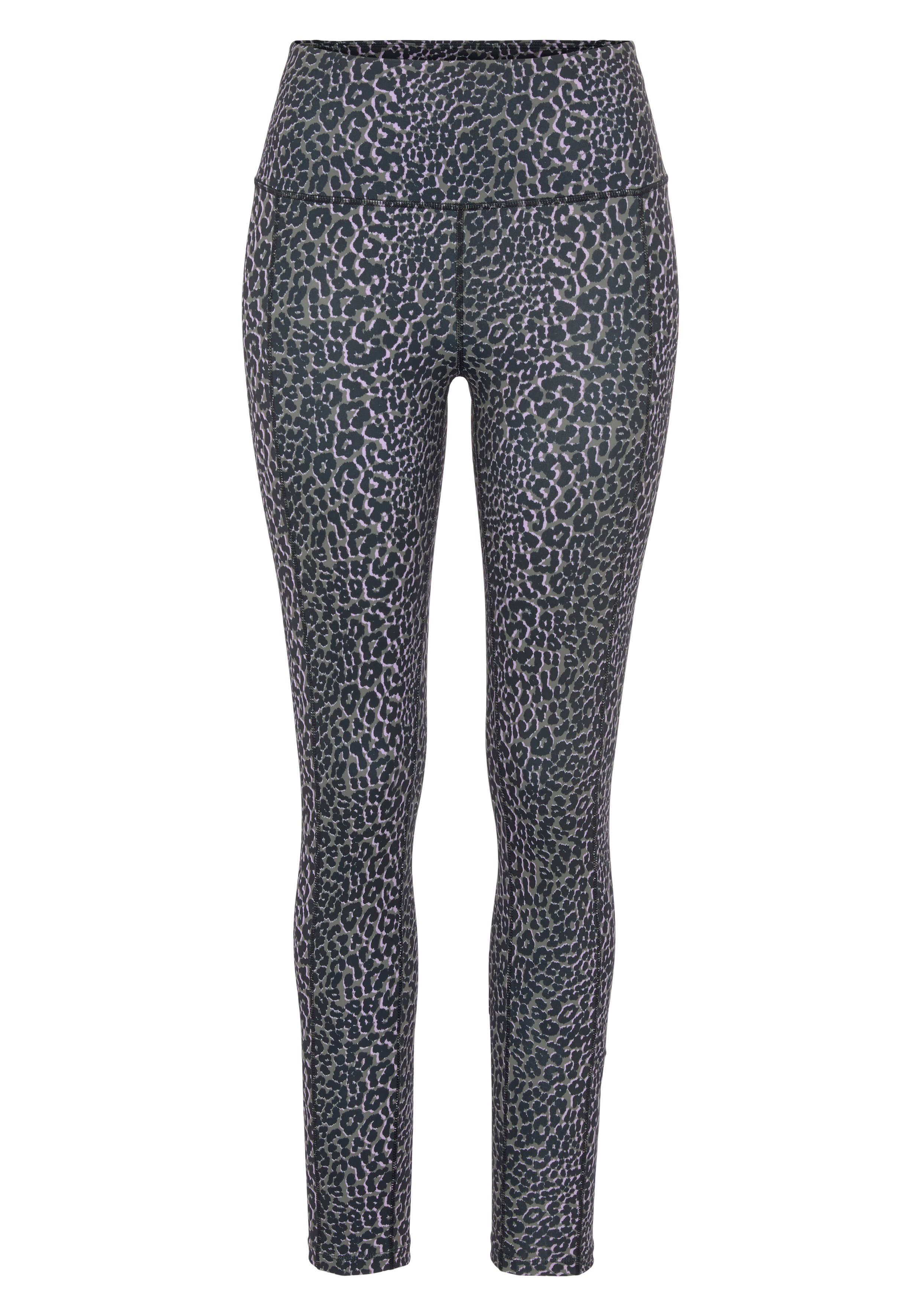 LASCANA ACTIVE Funktionsleggings, Sportleggings in Leo-Optik günstig online kaufen