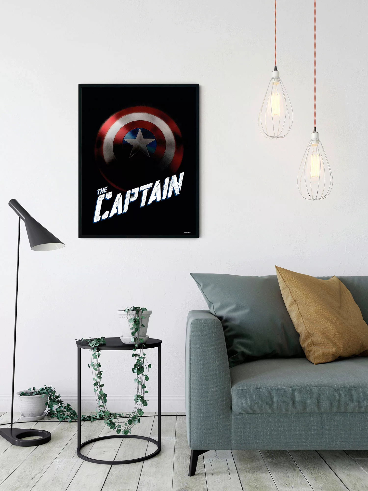 Komar Wandbild »Avengers The Captain«, (1 St.), Kinderzimmer, Schlafzimmer, günstig online kaufen