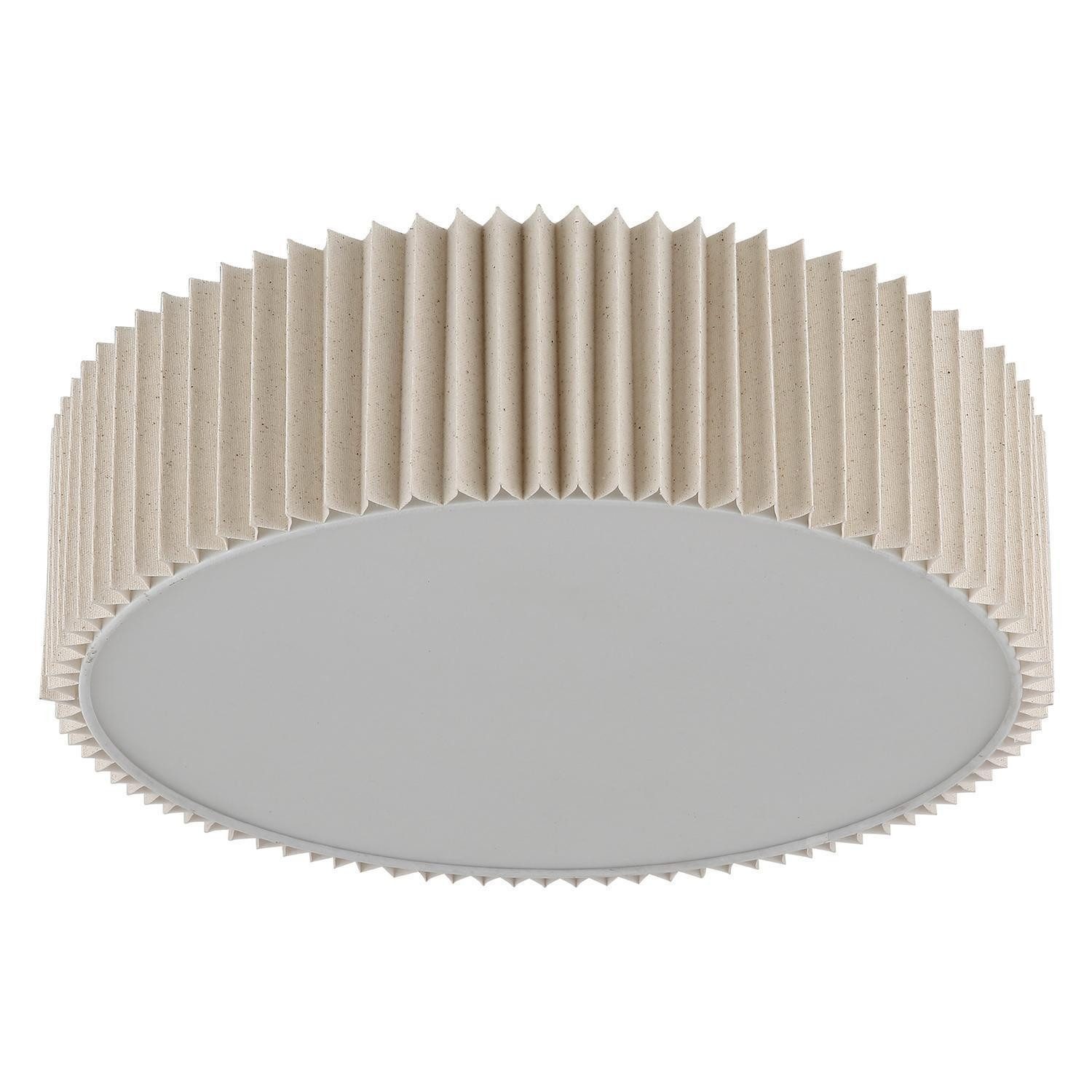 GLOBO LIGHTING Deckenleuchte PAGE, 3-flammig, Beige, günstig online kaufen