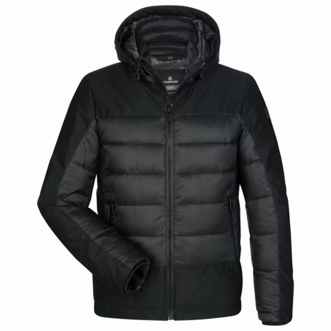 Milestone Hybridjacke Milestone Herren Hybridjacke Steppjacke Howard schwar günstig online kaufen