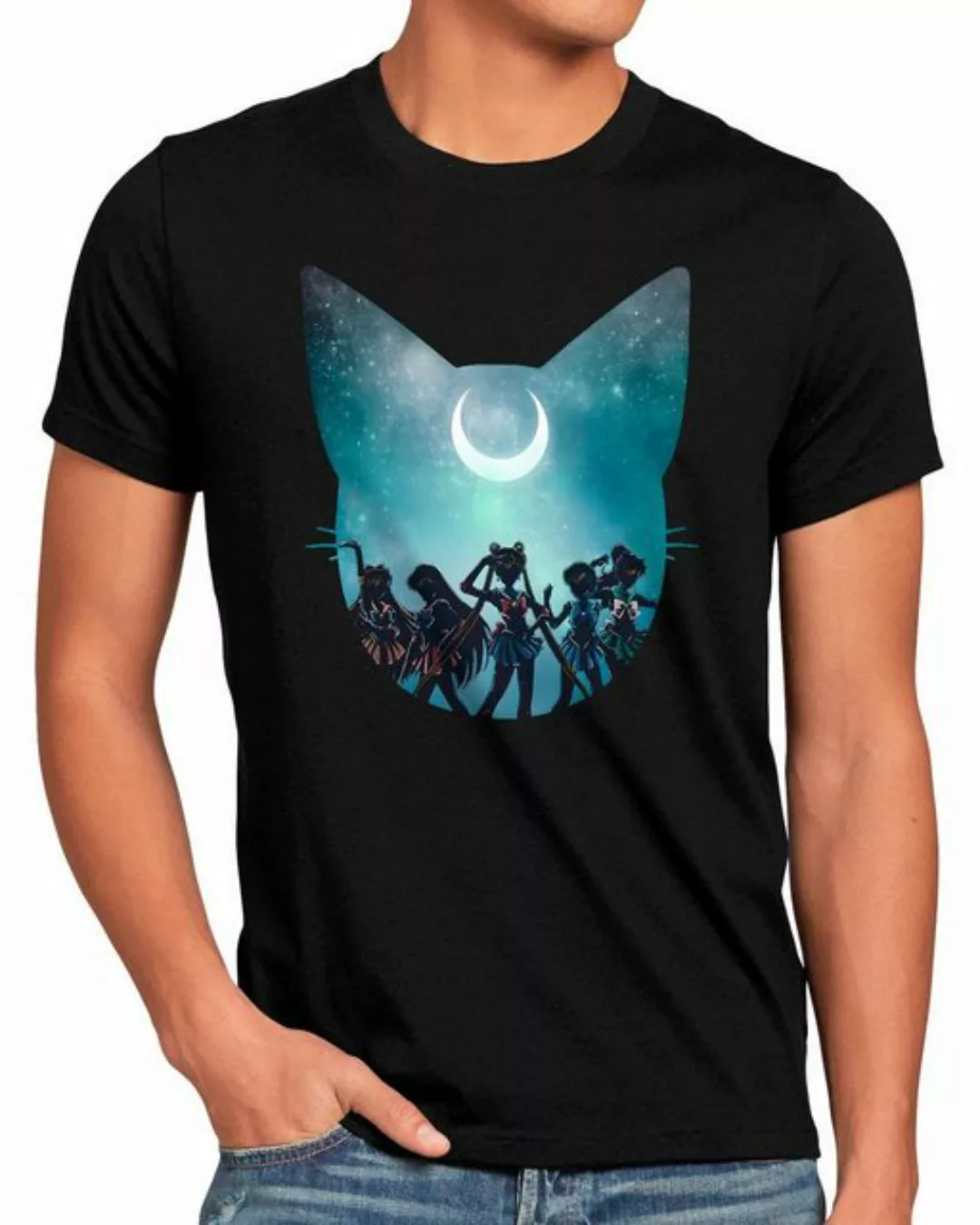 style3 Print-Shirt Herren T-Shirt Sailor Scouts sailor moon anime manga cos günstig online kaufen