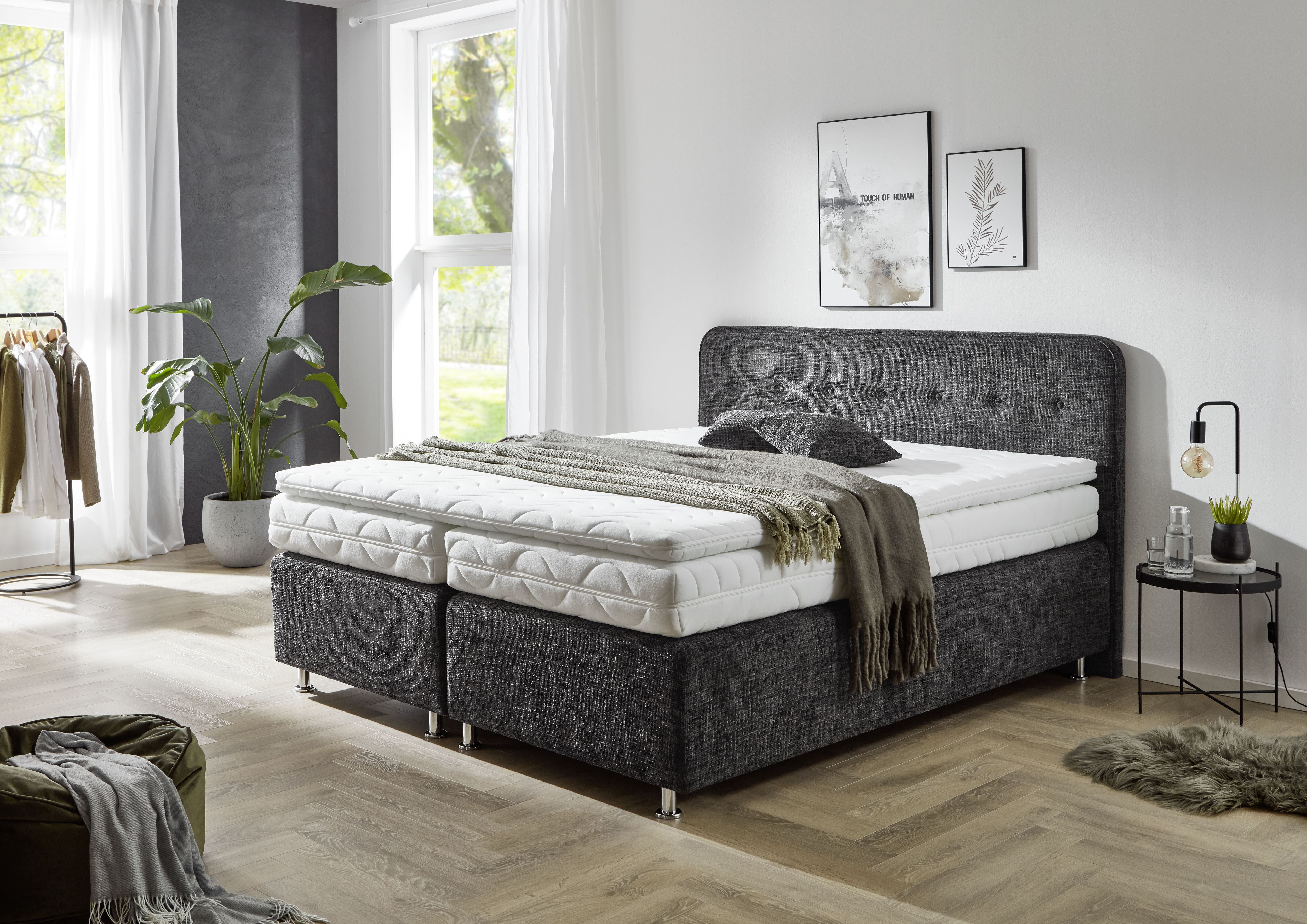 Westfalia Schlafkomfort Boxspringbett "Sapporo", Inkl. Zierkissen, wählbar günstig online kaufen
