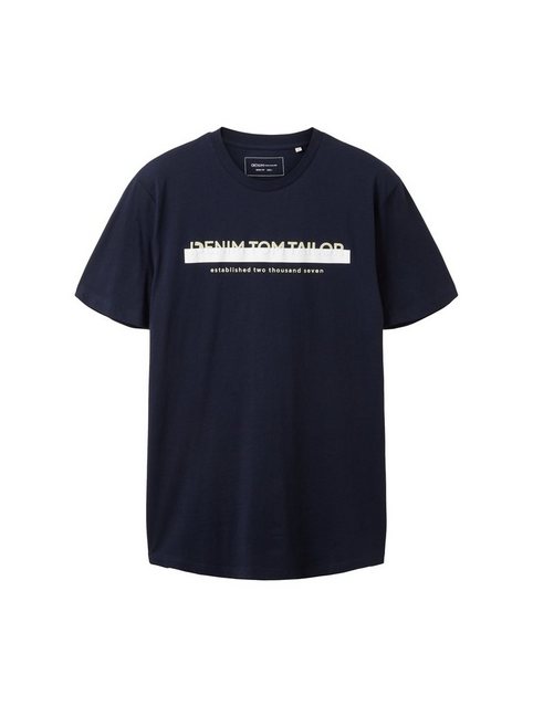 TOM TAILOR Denim T-Shirt, mit Logofrontprint günstig online kaufen