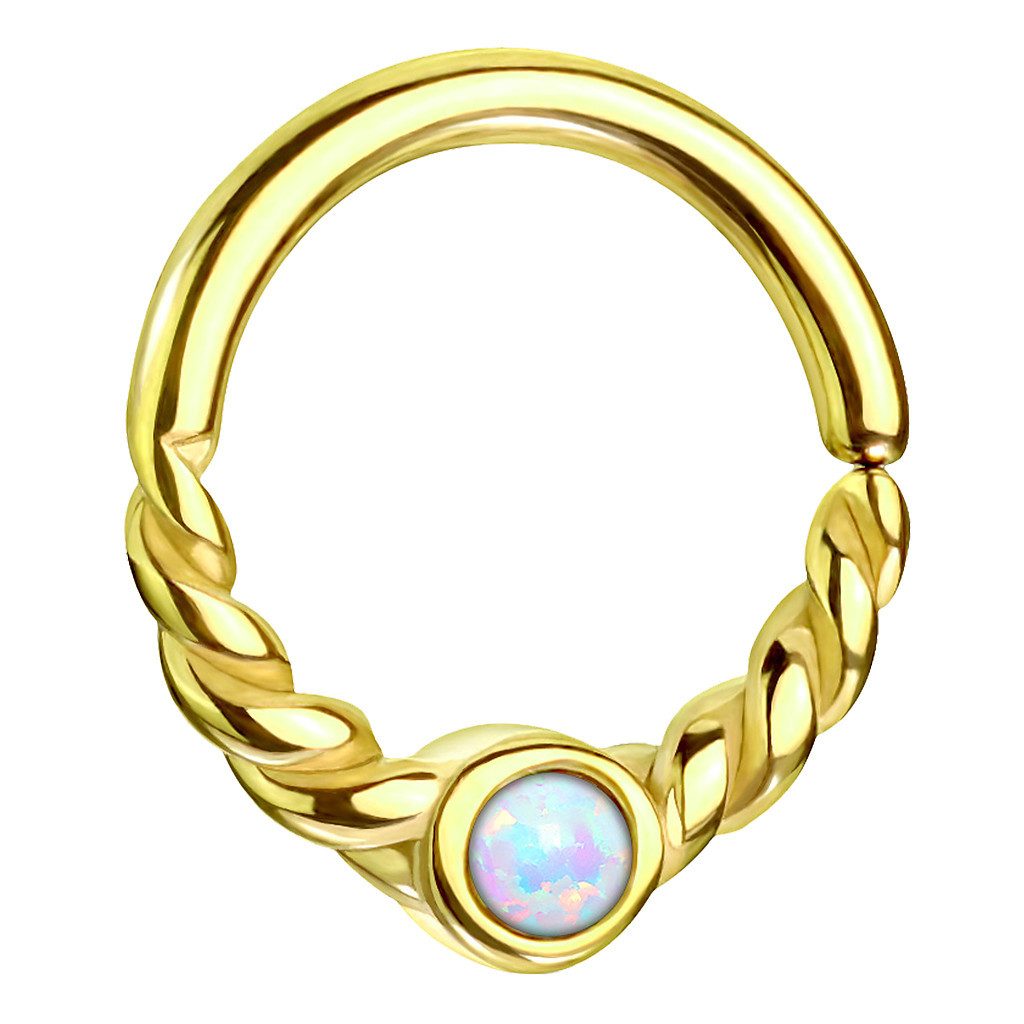 Taffstyle Nasenpiercing Septum Tragus Ring Oval günstig online kaufen