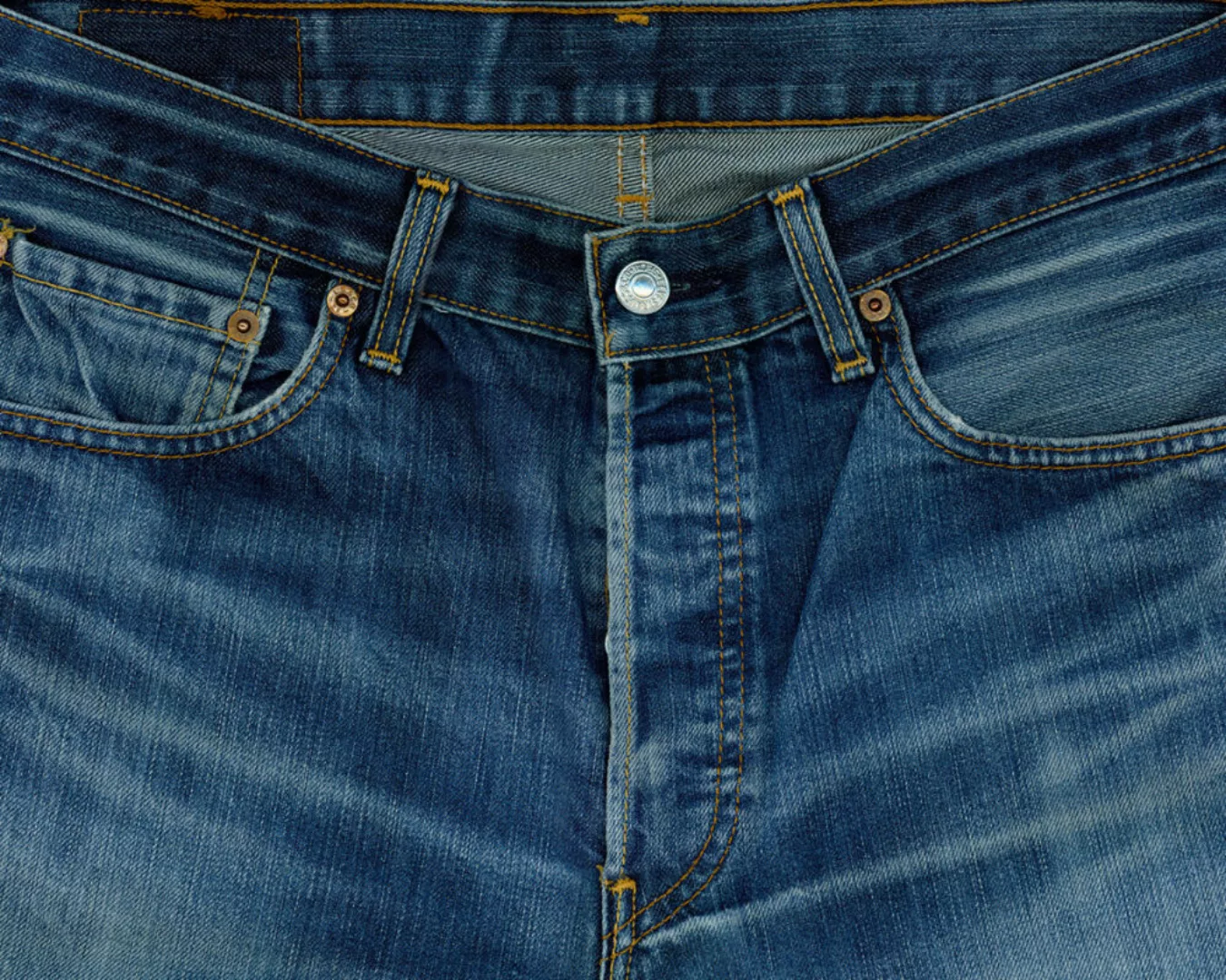 Fototapete "Jeans blau" 4,00x2,50 m / Strukturvlies Klassik günstig online kaufen