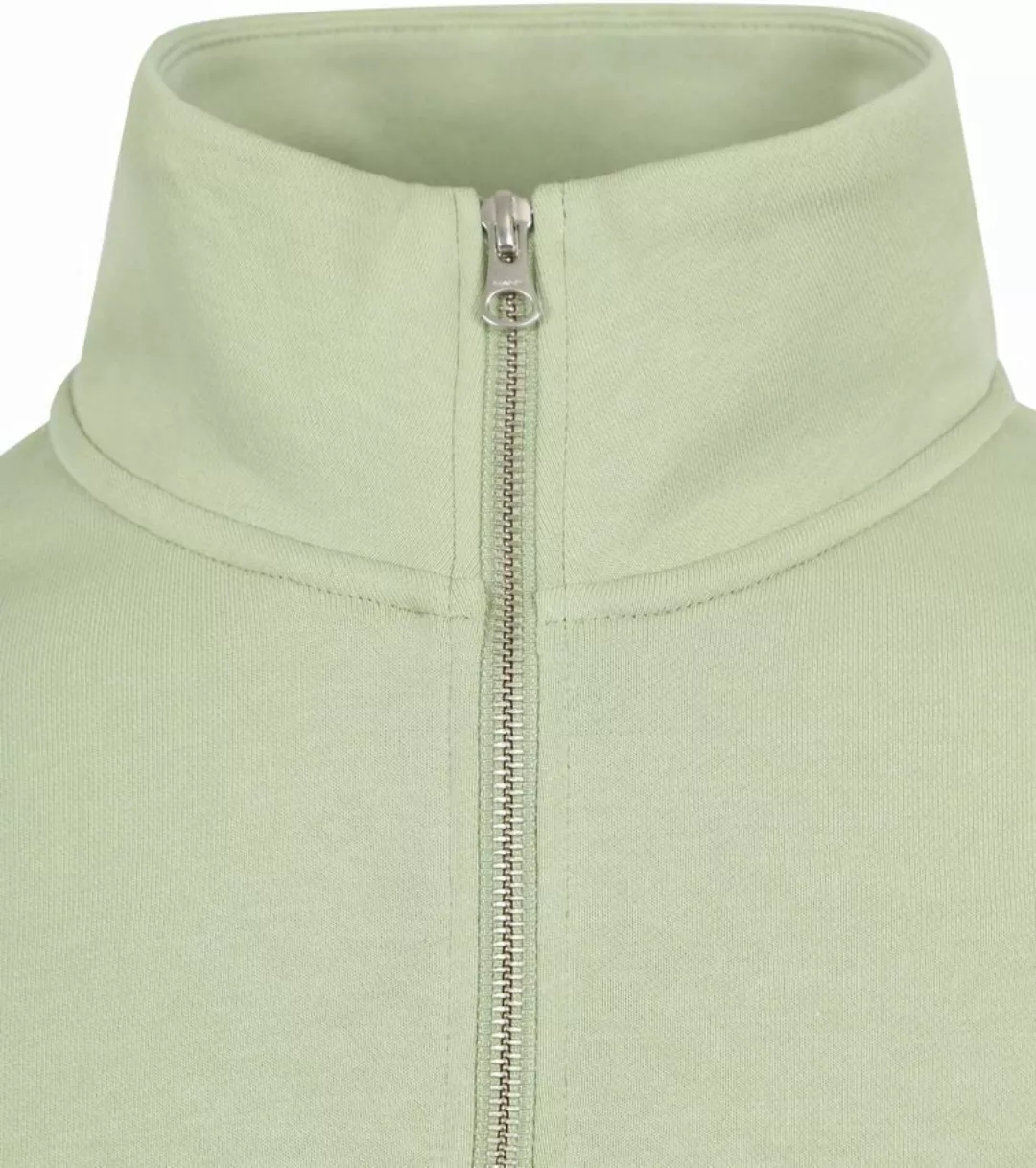 Gant Half Zip Pullover Logo Hellgrün - Größe 3XL günstig online kaufen