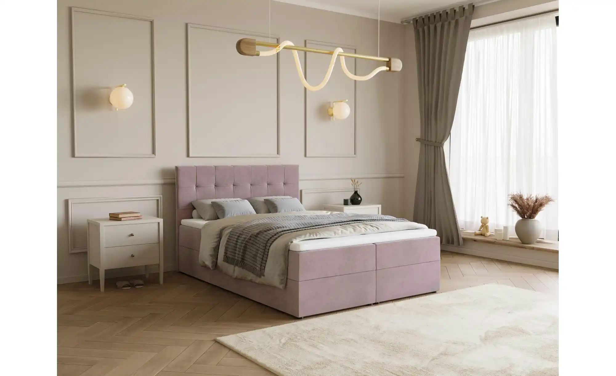 Boxbett mit Stauraum Dartford ¦ rosa/pink ¦ Maße (cm): B: 140 H: 102 Betten günstig online kaufen