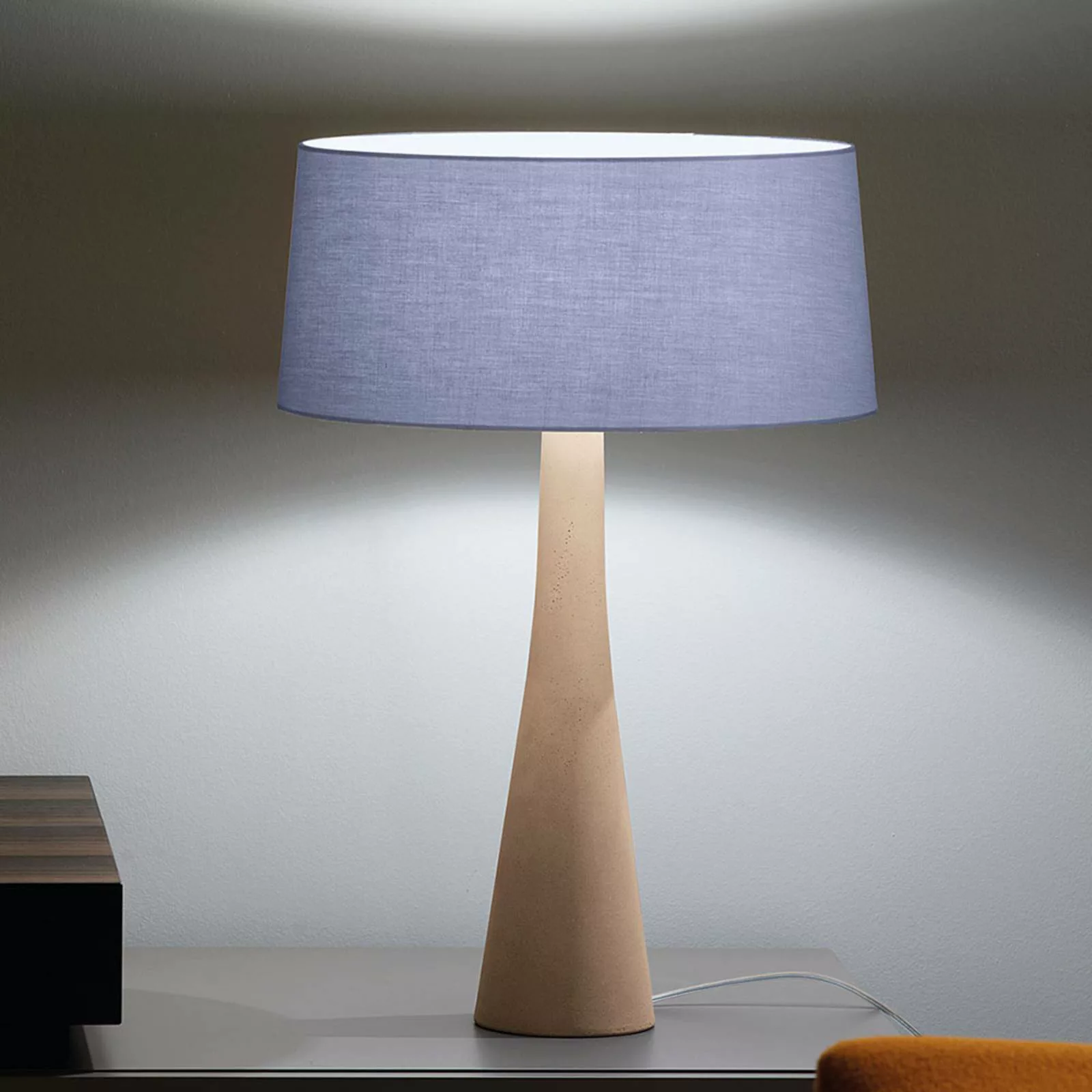 Modo Luce Aura Tischleuchte beige/blau günstig online kaufen