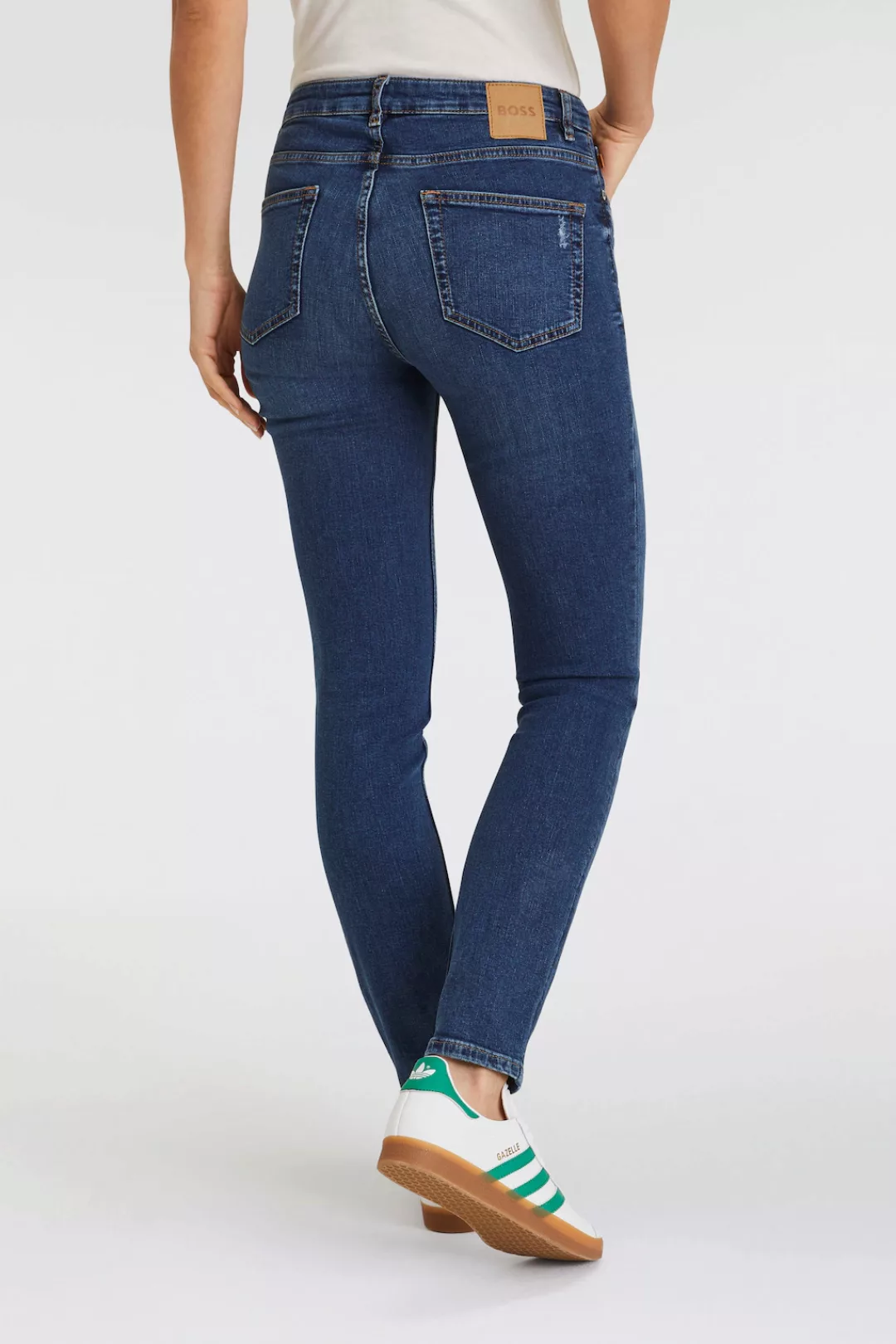BOSS ORANGE Skinny-fit-Jeans C_JACKIE MR 3.0 Premium Damenmode in Five-Pock günstig online kaufen