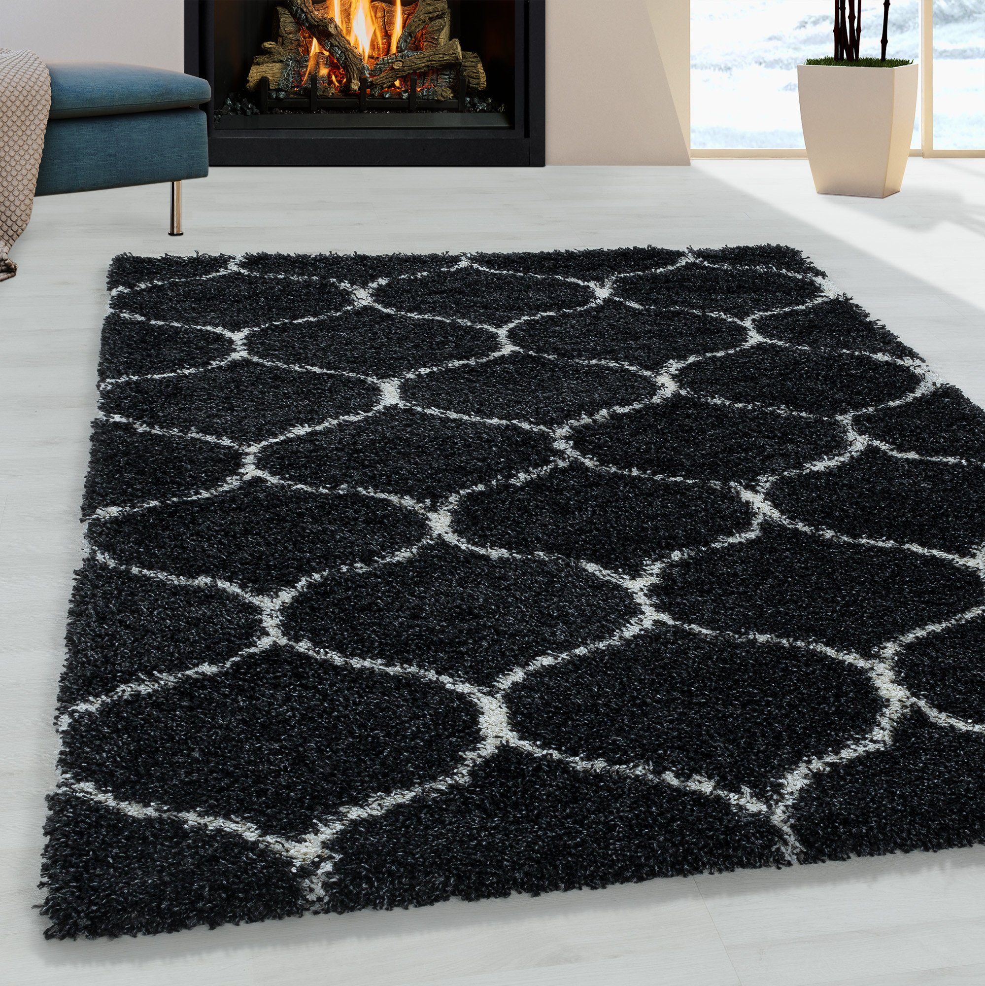 Stilvoll Günstig Hochflor-Teppich Teppich für den günstig online kaufen