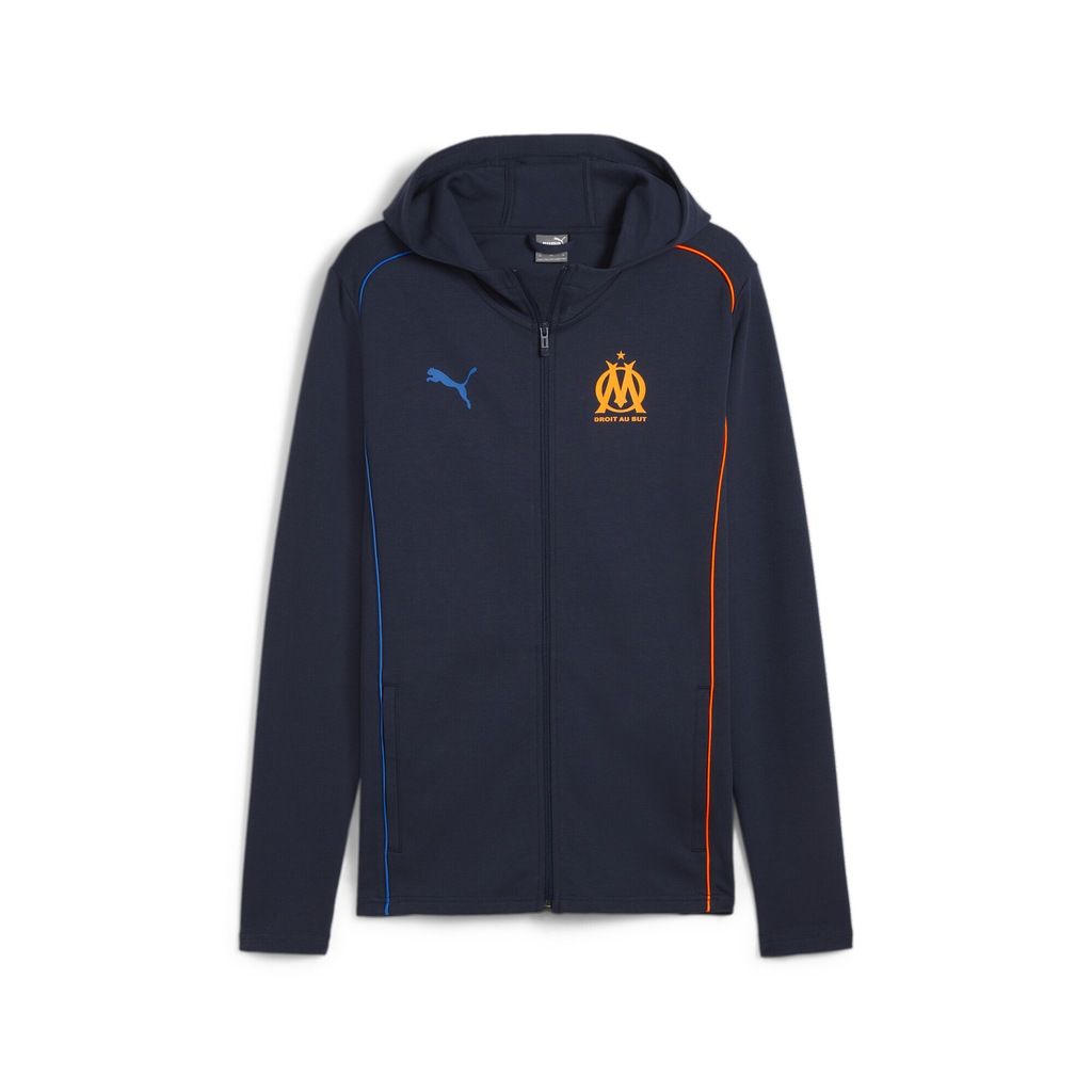 PUMA Sweatjacke "Olympique de Marseille Casuals Kapuzenjacke Herren" günstig online kaufen