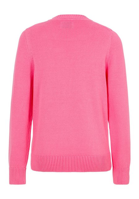 Gant Rundhalspullover CLASSIC COTTON C-NECK mit Zopfstrickmuster günstig online kaufen