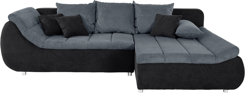 INOSIGN Ecksofa "Imola, elegant und modern, aktuelle Steppung im Sitz, bequ günstig online kaufen
