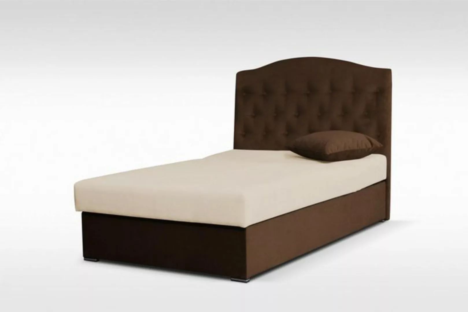 Xlmoebel Bett Textilbetten Premium Stil Gestell Chesterfield Einzelbett (Ei günstig online kaufen