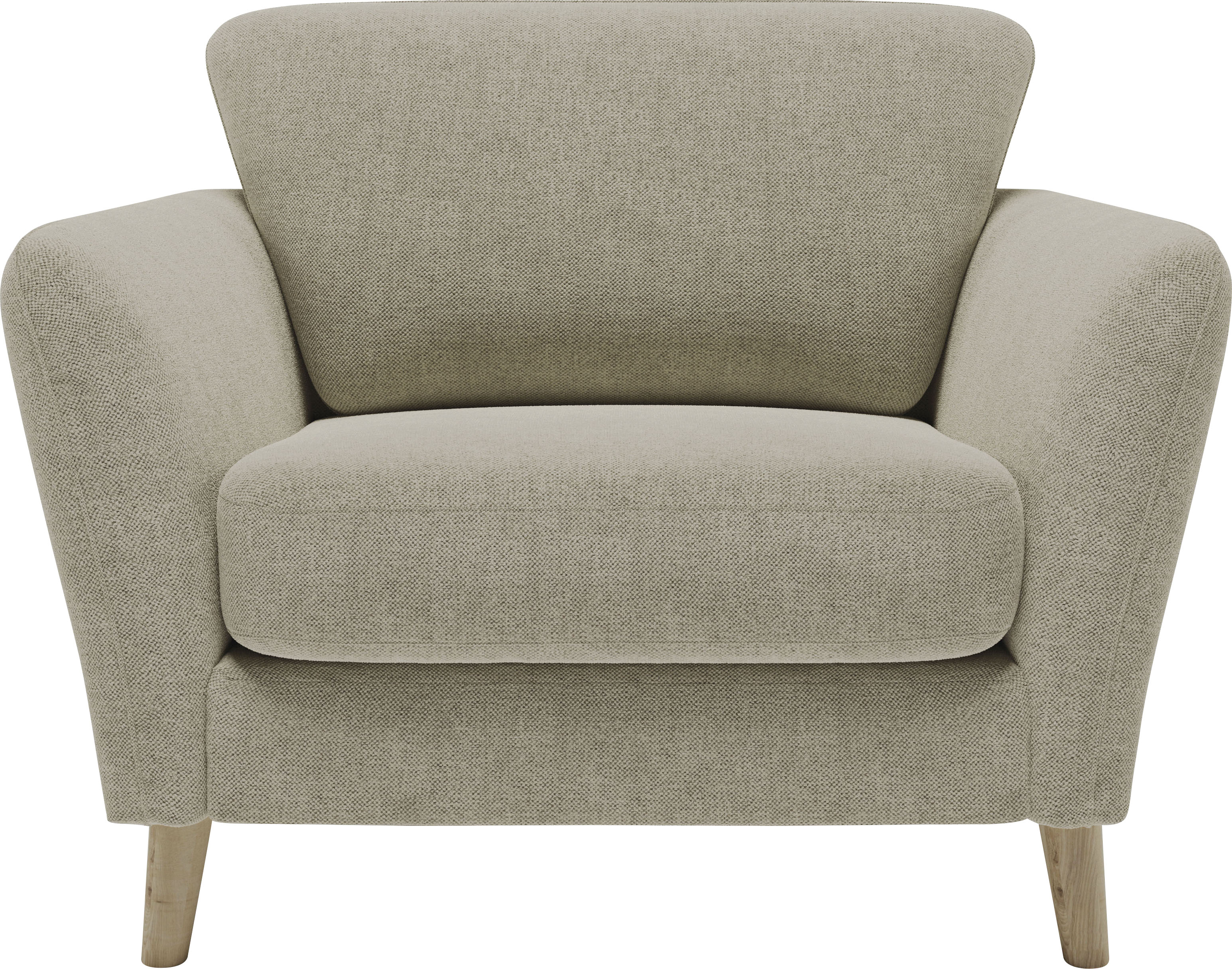 Home affaire Sessel "MARSEILLE", Massivholzbeine Eiche, Landhausstil, Welle günstig online kaufen