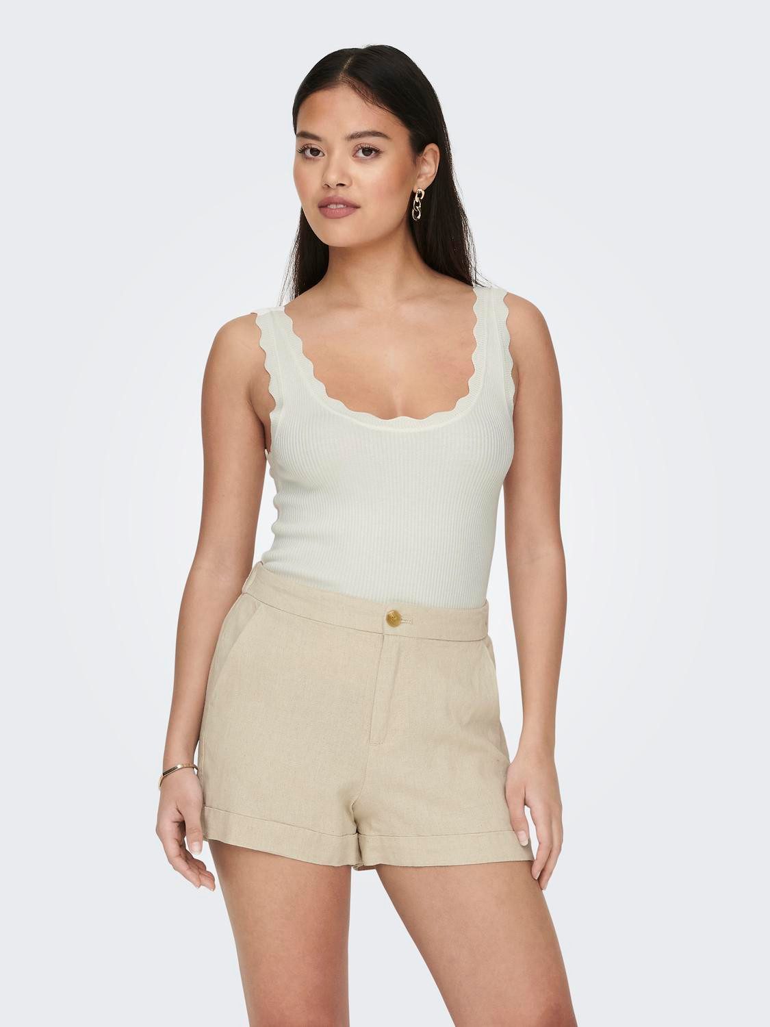 JDY Stricktop JDYNANNA S/L SCALLOP EDGE günstig online kaufen
