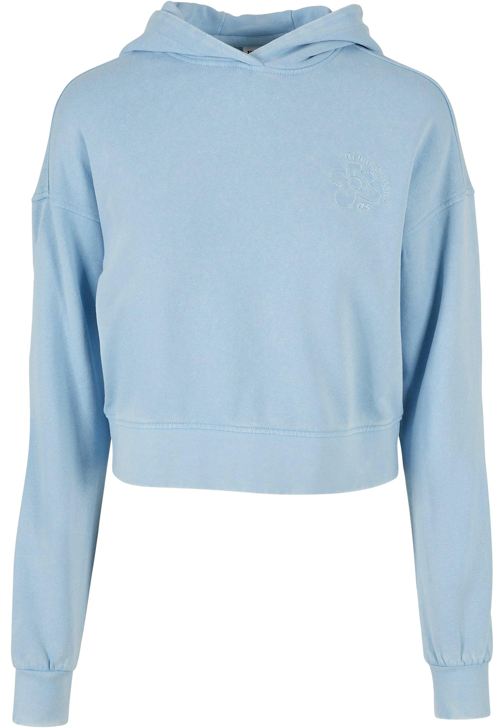 URBAN CLASSICS Kapuzenpullover "Urban Classics Damen Ladies Short Flower Em günstig online kaufen