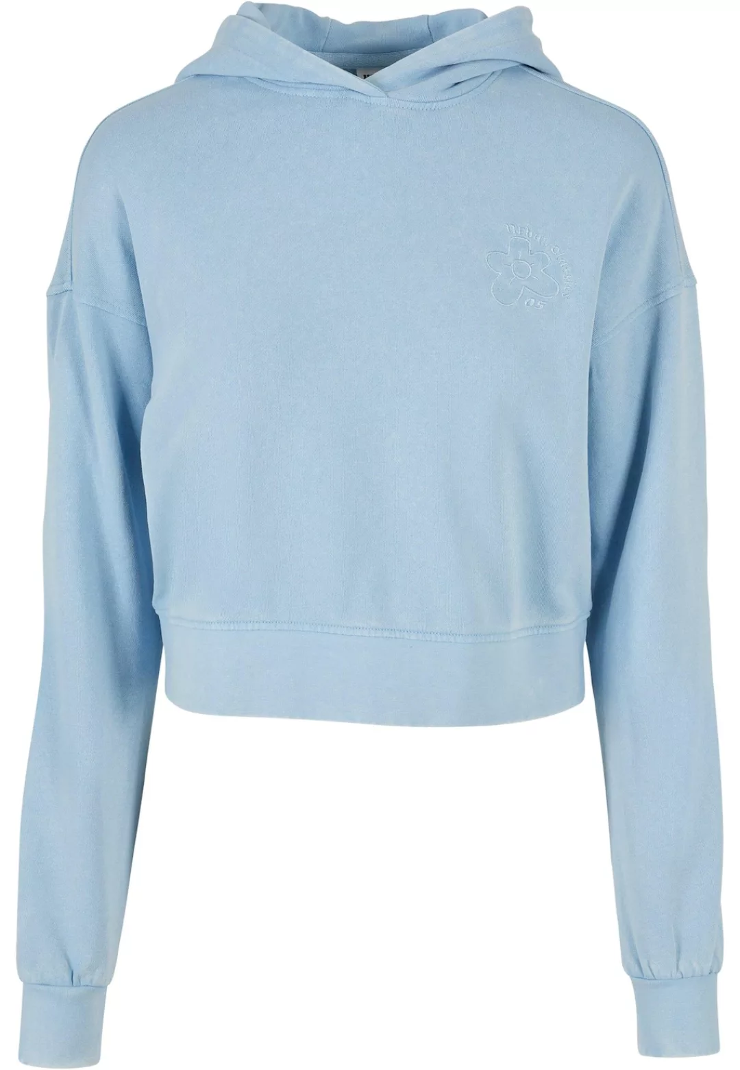 URBAN CLASSICS Kapuzenpullover "Urban Classics Damen Ladies Short Flower Em günstig online kaufen