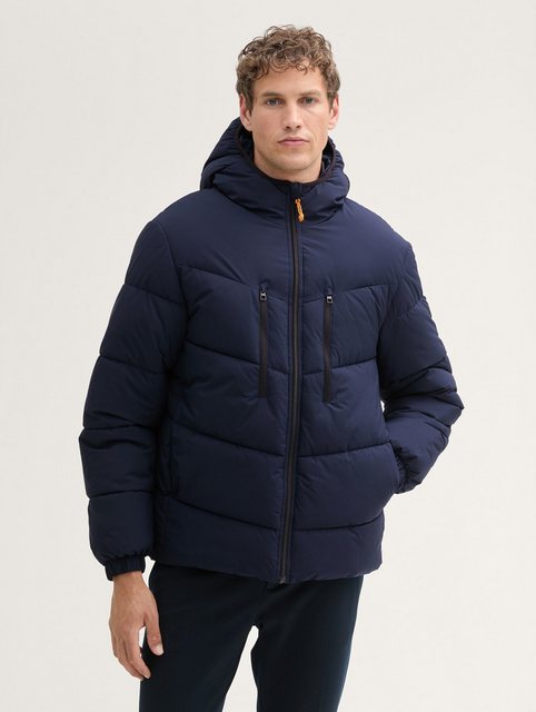 TOM TAILOR Denim Winterjacke Pufferjacke mit Kapuze günstig online kaufen