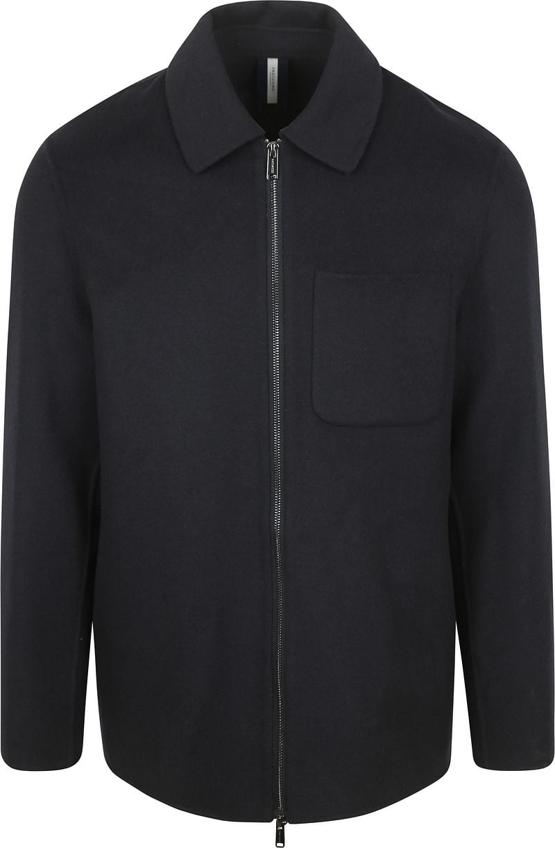 Profuomo Overshirt Woolblend Navy - Größe XXL günstig online kaufen