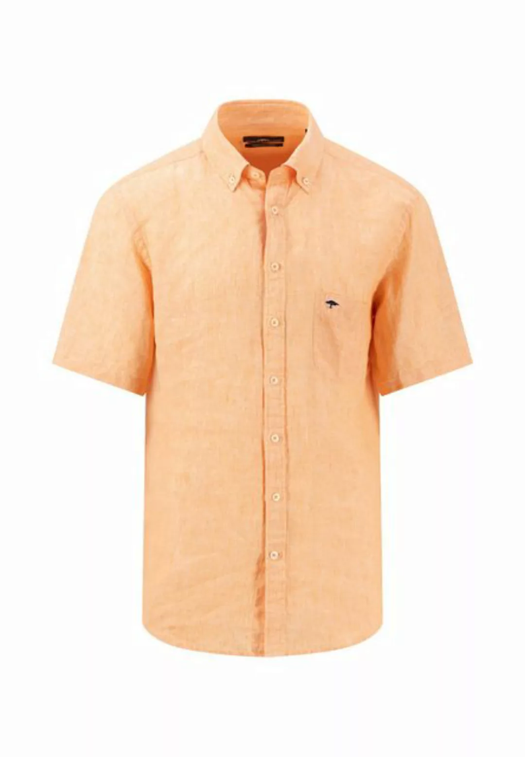 FYNCH-HATTON Kurzarmhemd Summer Linen, B.D., 1/2 papaya günstig online kaufen