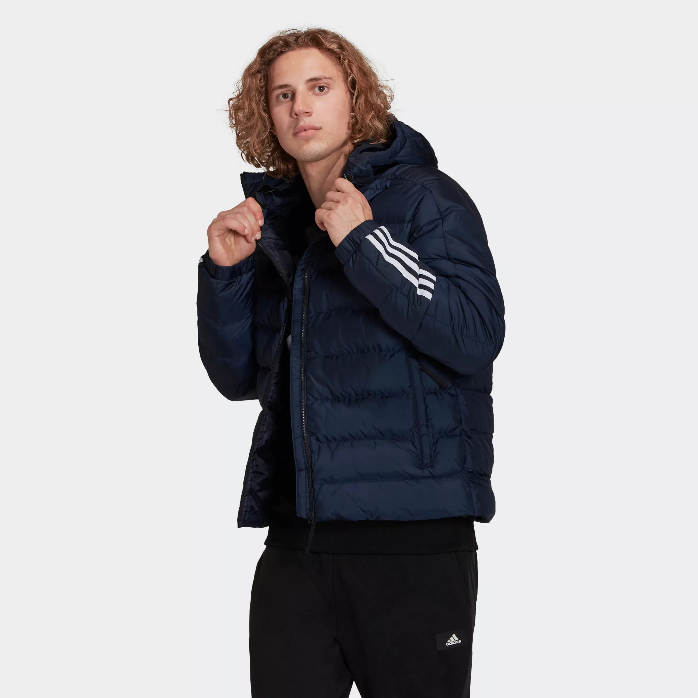 adidas Sportswear Outdoorjacke "ITAVIC 3STREIFEN MIDWEIGHT HOODED" günstig online kaufen