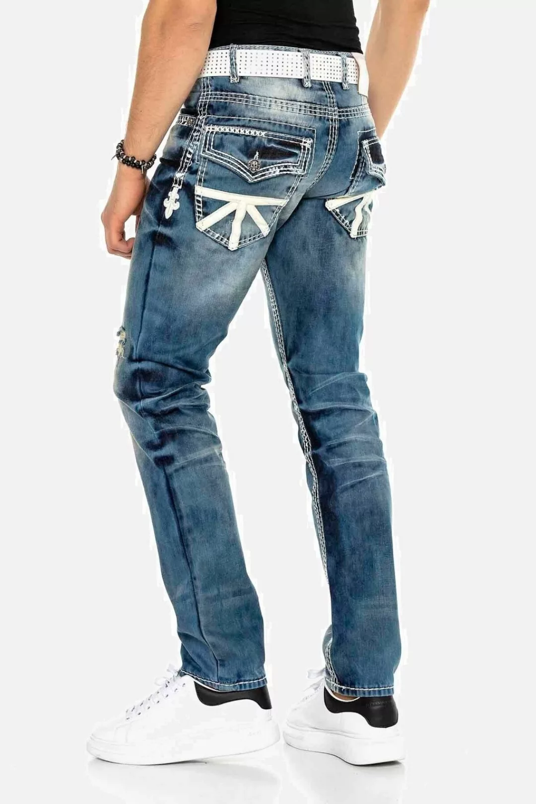 Cipo & Baxx 5-Pocket-Jeans "Jeans", in Straight-Fit, CD-149 günstig online kaufen