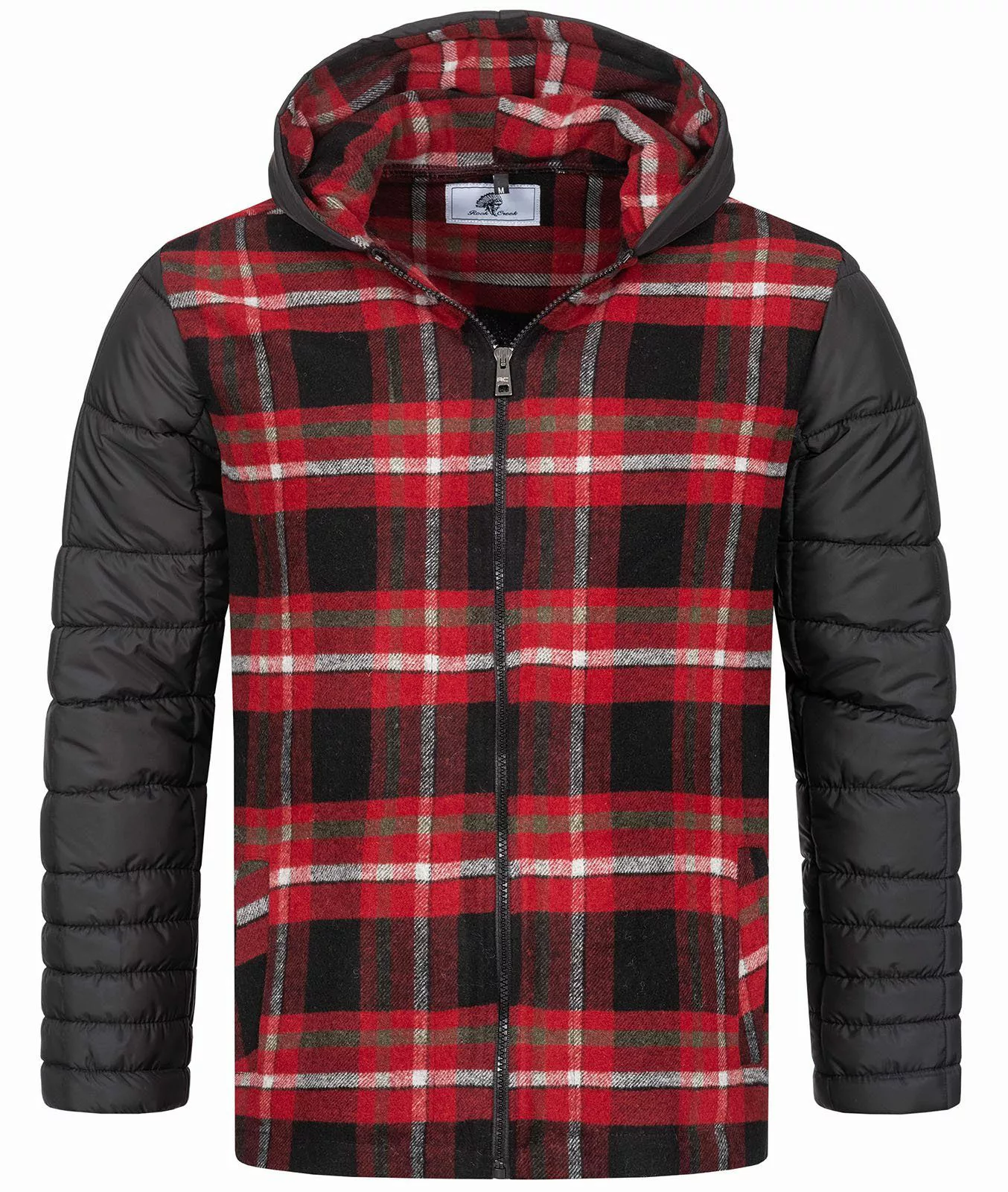 Rock Creek Steppjacke Herren Flanelljacke mit günstig online kaufen