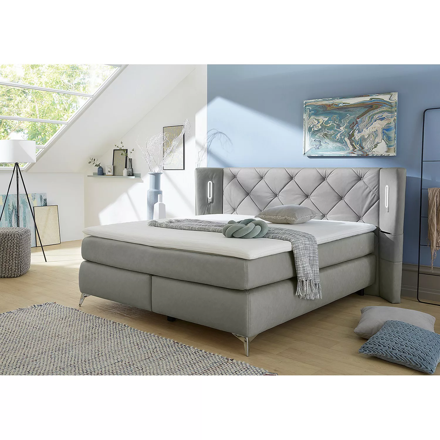 home24 Boxspringbett Victoria günstig online kaufen