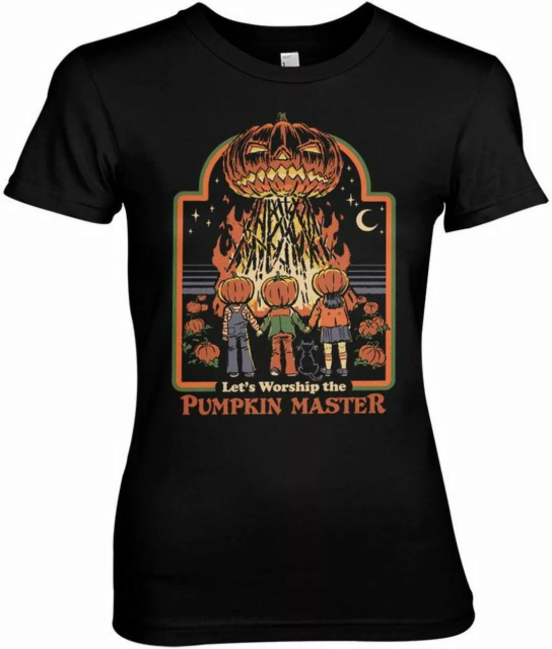 Steven Rhodes T-Shirt Worship The Pumpkin Master Girly Tee günstig online kaufen