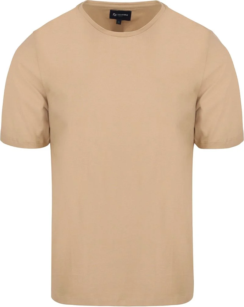 Suitable Respect T-shirt Jim Beige - Größe 3XL günstig online kaufen