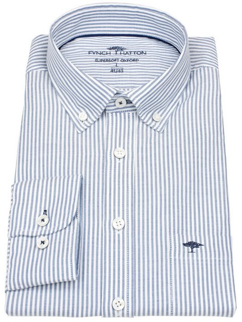 FYNCH-HATTON Langarmhemd Button-Down-Kragen günstig online kaufen