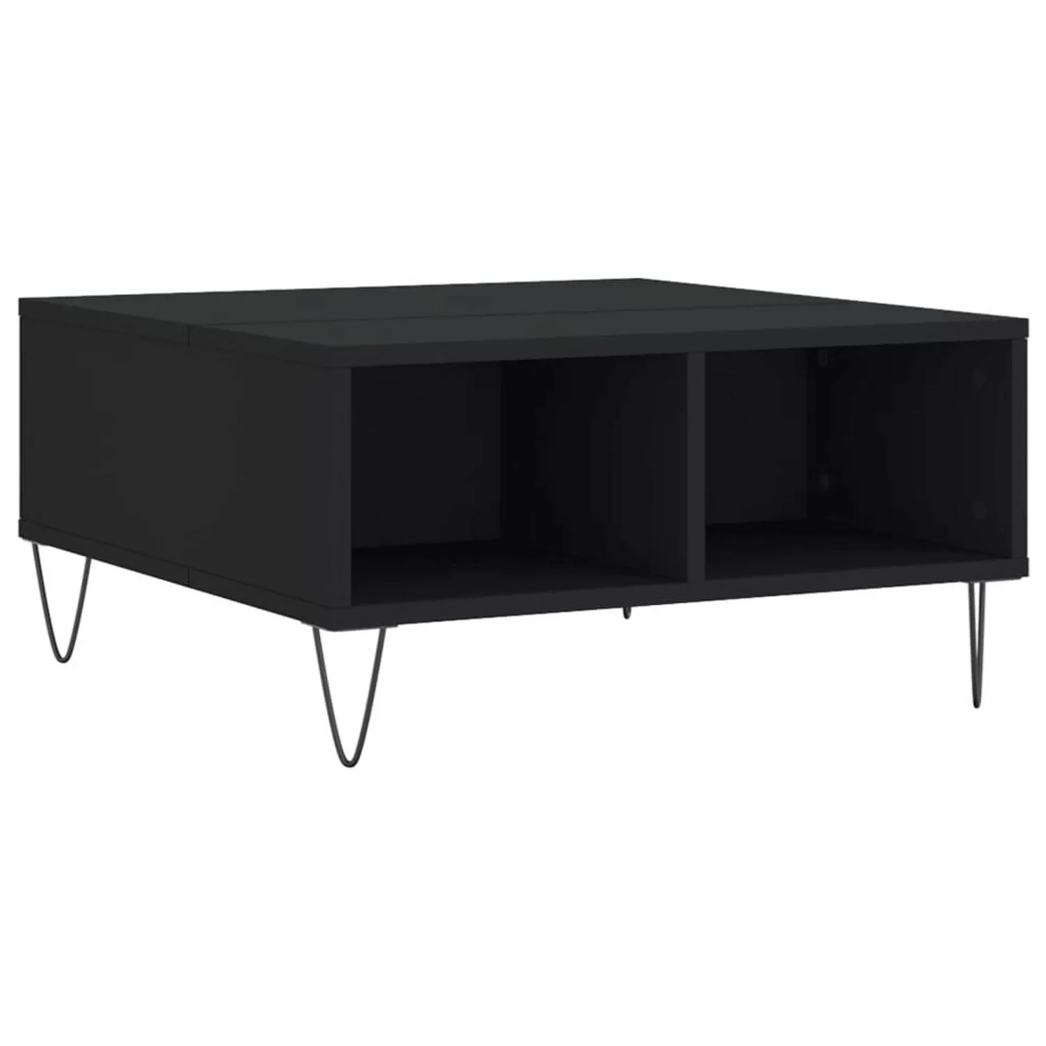 vidaXL Couchtisch Schwarz 60x60x30 cm Holzwerkstoff Modell 1 günstig online kaufen