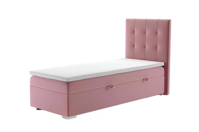 Xlmoebel Bett Neues Boxspringbett in Rosa mit Luxus-Design und praktischem günstig online kaufen