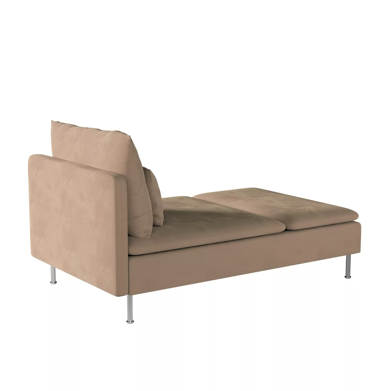 Bezug für Söderhamn Recamiere, beige, Bezug für Recamiere, Velvet (704-35) günstig online kaufen