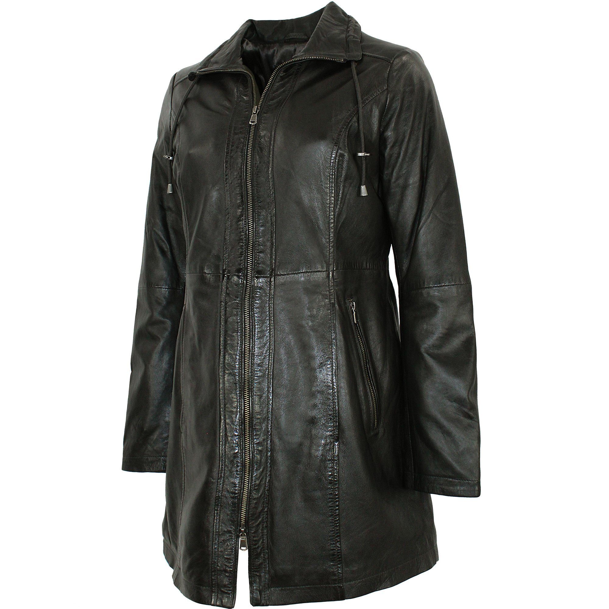 Jilani Lederjacke Jilani - Damen Ledermantel günstig online kaufen