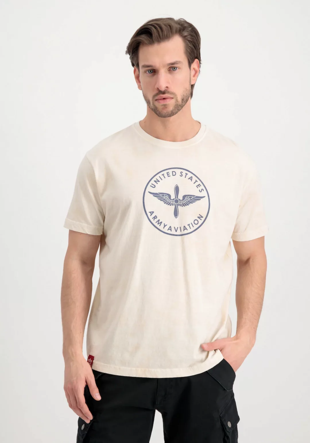 Alpha Industries T-Shirt "Alpha Industries Men - T-Shirts Vintage Aviation günstig online kaufen