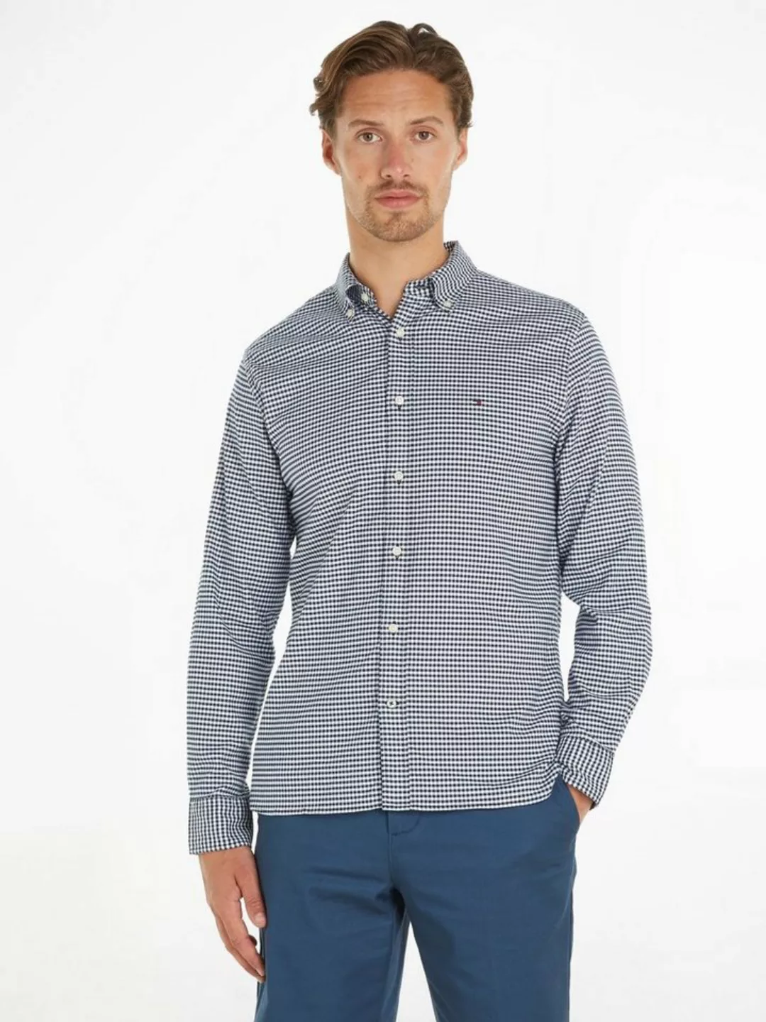 Tommy Hilfiger Langarmhemd 1985 OXFORD GINGHAM RF SHIRT günstig online kaufen